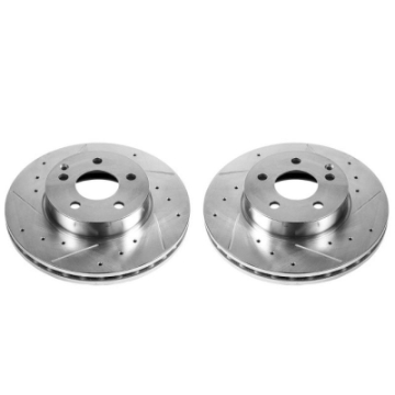 Picture of Power Stop 12-16 Mercedes-Benz C250 Front Evolution Drilled & Slotted Rotors - Pair