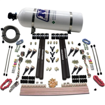 Picture of Nitrous Express SX2 Dual Stage 8 Solenoid -Gasoline Nitrous Kit 200-1200HP w-15lb Bottle