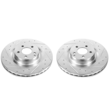 Picture of Power Stop 09-14 Mercedes-Benz CL550 Front Evolution Drilled & Slotted Rotors - Pair