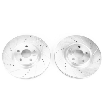 Picture of Power Stop 17-19 Lincoln MKZ Front Evolution Drilled & Slotted Rotors - Pair