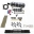 Picture of Nitrous Express Pro-Shk-Gas Nitrous Kit 200-600HP w-Rails and Composite Bottle