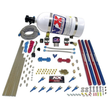 Picture of Nitrous Express Pro-Shk-Gas Nitrous Kit 200-600HP w-Rails and 10lb Bottle
