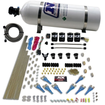 Picture of Nitrous Express Pro-Shk-Gas 4 Solenoids Nitrous Kit 200-600HP w-15lb Bottle