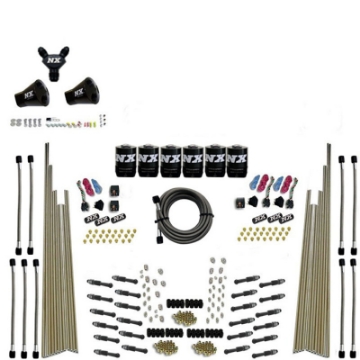 Picture of Nitrous Express 8 Cyl Dry Direct Port Three Stage 6 Solenoids Nitrous Kit 200-600HP w-o Bottle