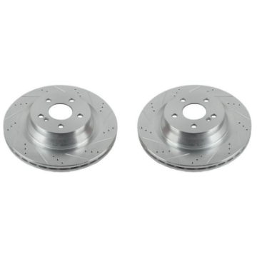 Picture of Power Stop 12-18 Mercedes-Benz CLS550 Rear Evolution Drilled & Slotted Rotors - Pair