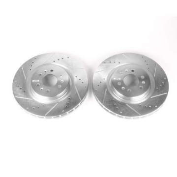 Picture of Power Stop 04-07 Cadillac CTS Front Evolution Drilled & Slotted Rotors - Pair