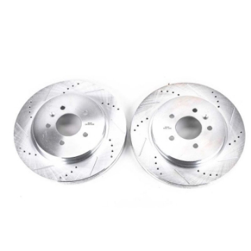 Picture of Power Stop 06-07 Cadillac CTS Rear Evolution Drilled & Slotted Rotors - Pair