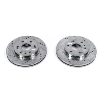 Picture of Power Stop 08-19 Chevrolet Tahoe Front Evolution Drilled & Slotted Rotors - Pair