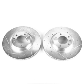 Picture of Power Stop 07-15 Audi Q7 Front Evolution Drilled & Slotted Rotors - Pair