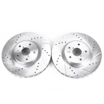 Picture of Power Stop 05-14 Subaru Impreza Front Evolution Drilled & Slotted Rotors - Pair