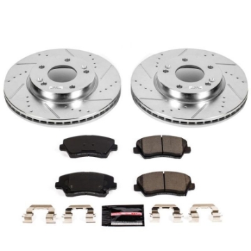 Picture of Power Stop 16-17 Hyundai Veloster Front Z23 Evolution Sport Brake Kit