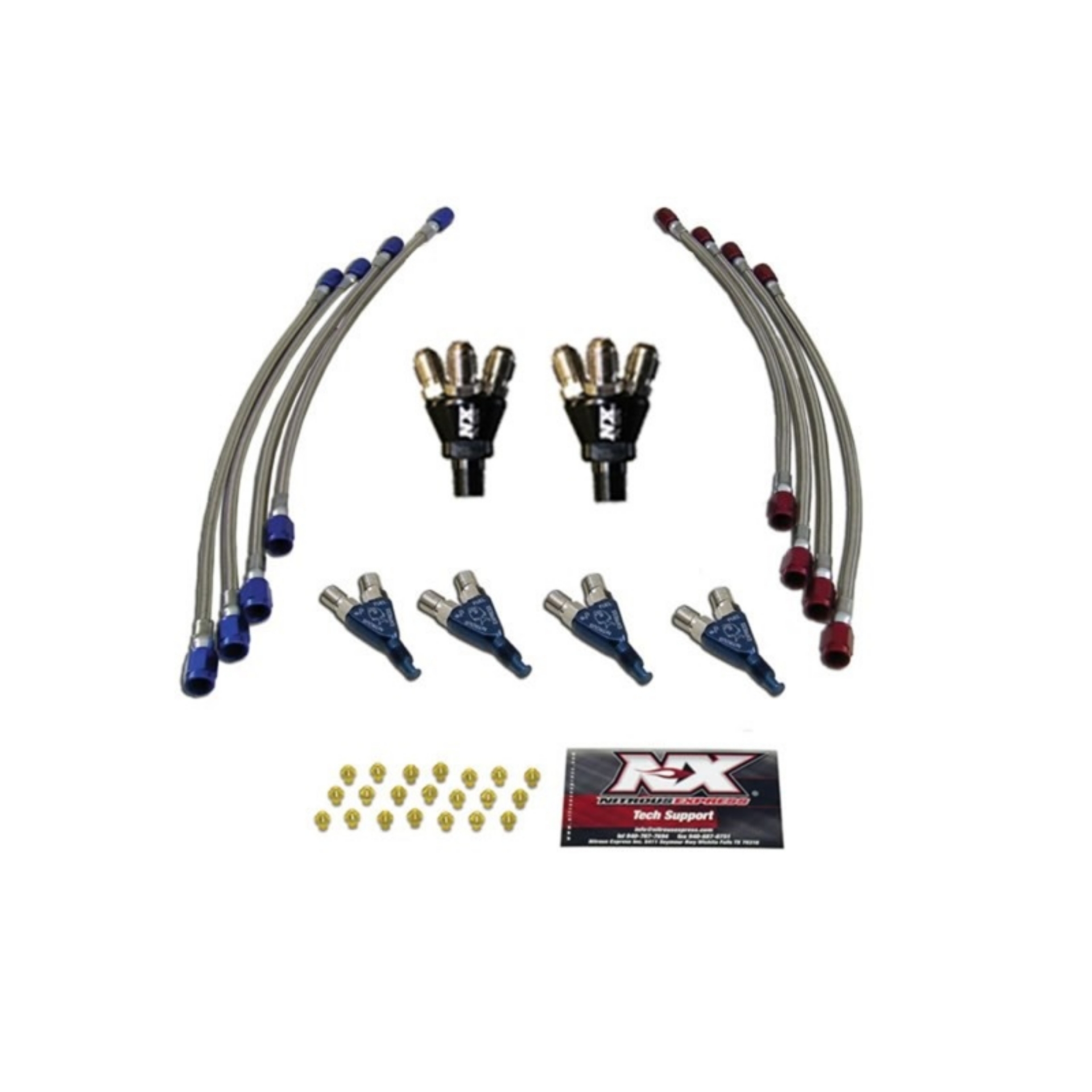 Picture of Nitrous Express 6 Cyl Piranha Conversion 6 Piranha Nozzles and Jets Jets