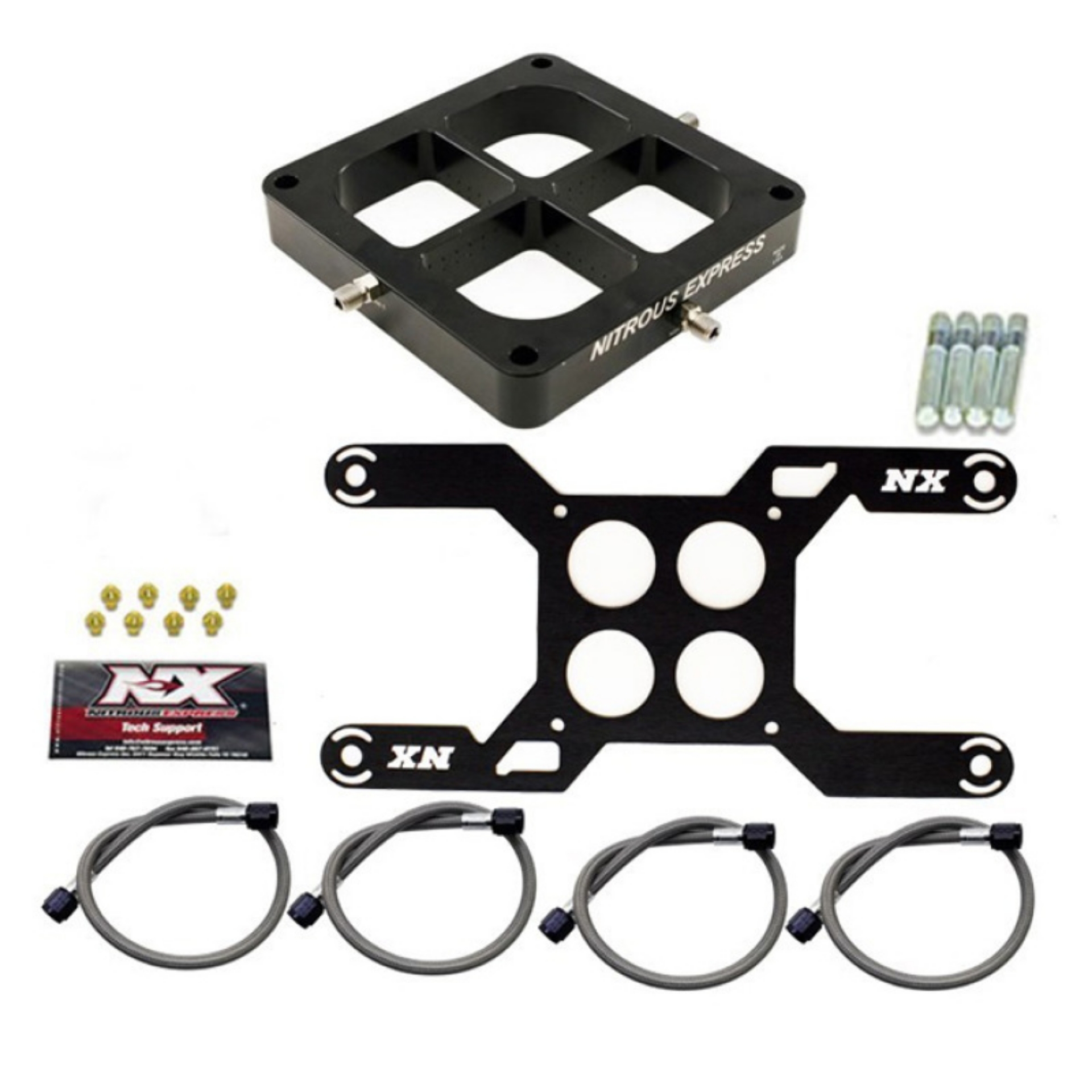 Picture of Nitrous Express Cross Bar Dual Stage 4500 Nitrous Plate Conversion50-800HP