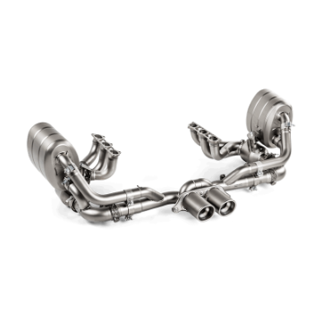 Picture of Akrapovic 2018 Porsche 911 GT3 991-2 Slip-On Race Line Titanium w-Header-Tail Pipes