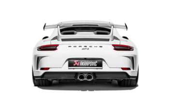 Picture of Akrapovic 2018 Porsche 911 GT3 991-2 Slip-On Race Line Titanium w-Header-Tail Pipes