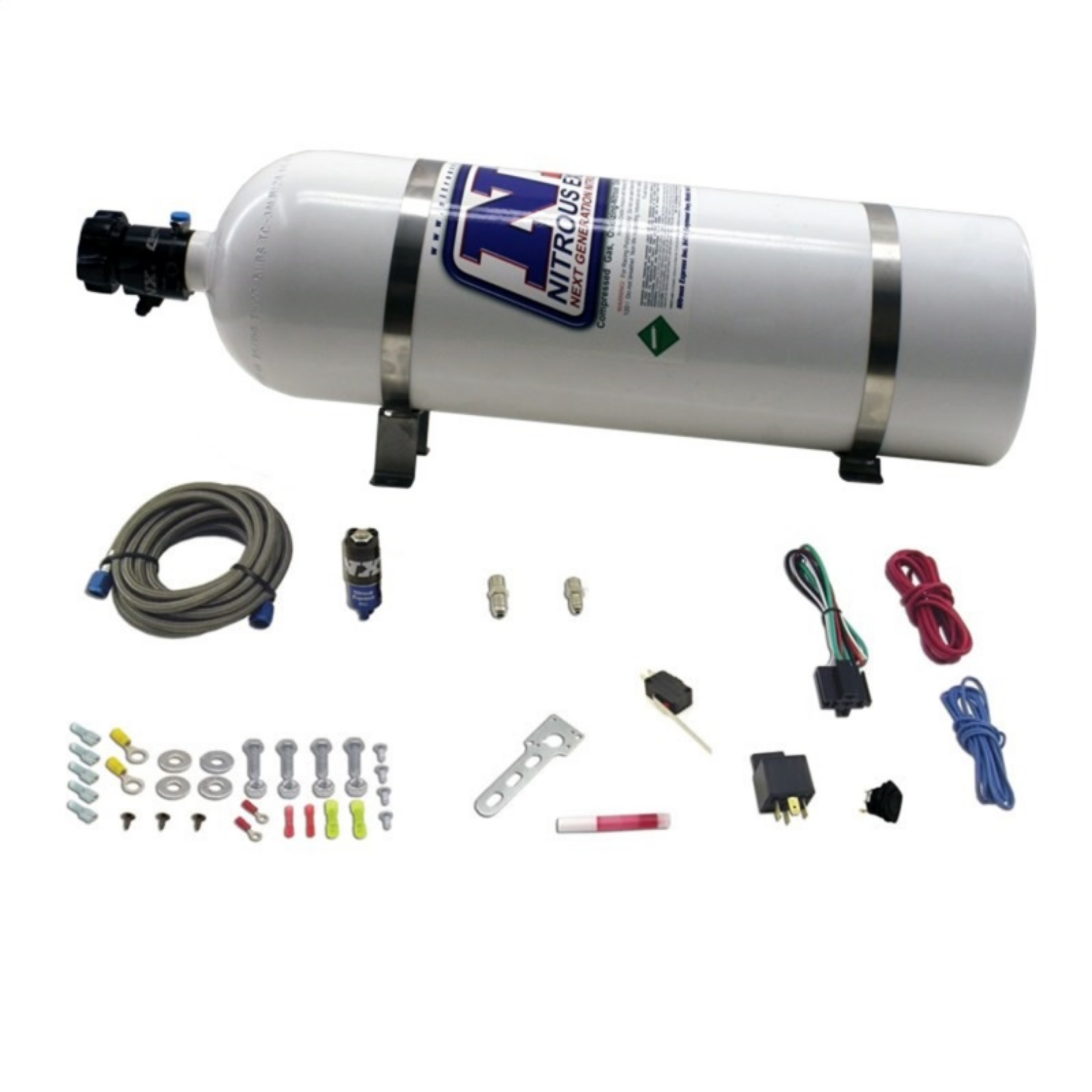 Picture of Nitrous Express Diesel Dry Nitrous Kit w-15lb Bottle-Mounting Hardware for 50HP