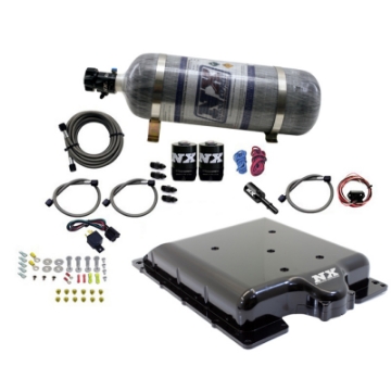Picture of Nitrous Express Dodge Hellcat-Demon Supercharger Lid Nitrous Kit 100-400HP w-12lb Bottle