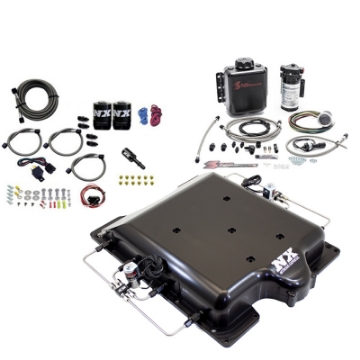 Picture of Nitrous Express Dodge Hellcat Supercharger Lid Nitrous & Water Injection Kit 100-400HP w-o Bottle