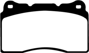 Picture of EBC 04-08 Acura TL 3-2 ManualBrembo Redstuff Front Brake Pads