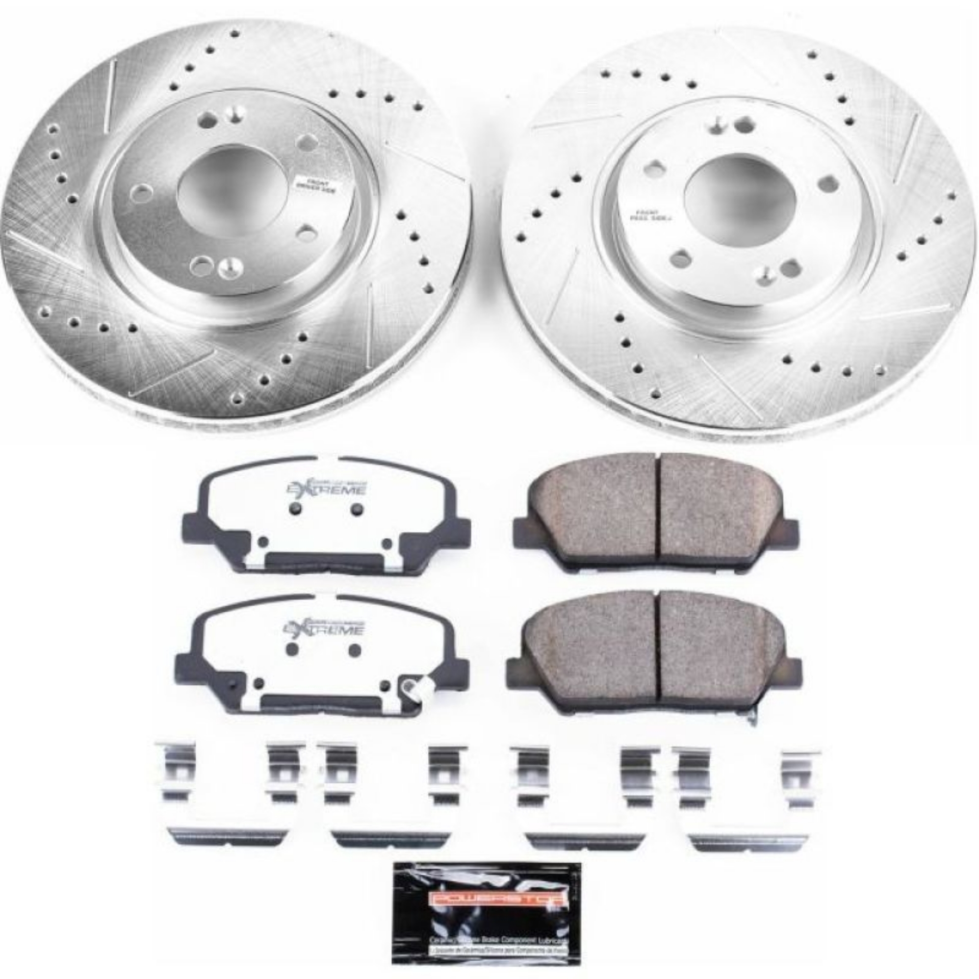 Picture of Power Stop 13-15 Hyundai Veloster Front Z26 Street Warrior Brake Kit