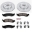 Picture of Power Stop 11-12 Ford Taurus Front Z23 Evolution Sport Brake Kit