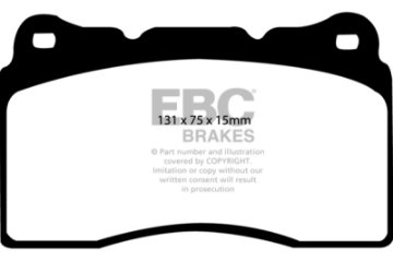 Picture of EBC 04-08 Acura TL 3-2 ManualBrembo Ultimax2 Front Brake Pads