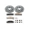 Picture of Power Stop 99-04 Nissan Frontier Front Autospecialty Brake Kit