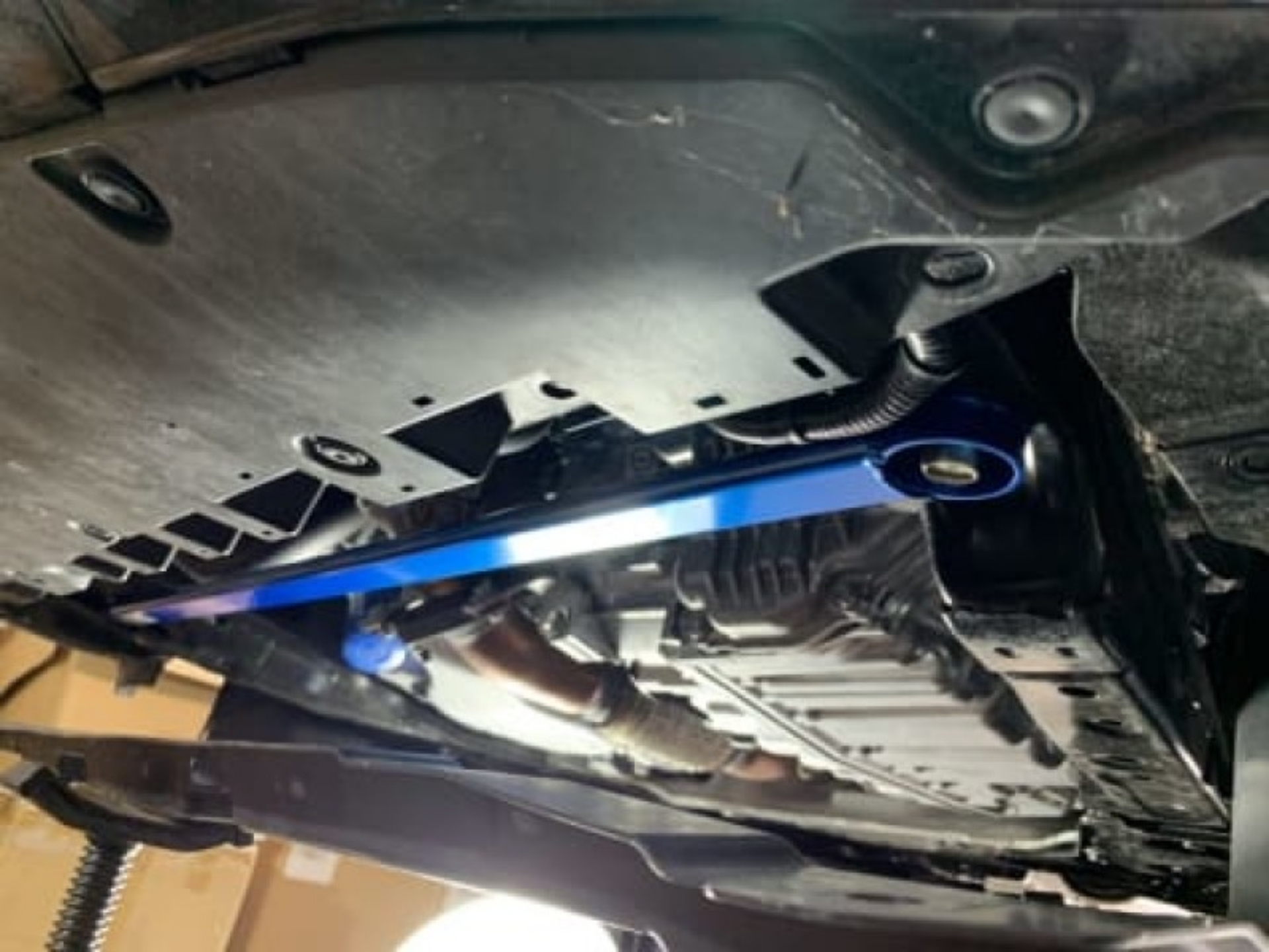 Picture of Cusco Power Brace Front Steel Bar - 17+ Honda Civic except Type R-Sport - 18+ Accord