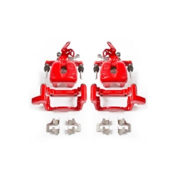 Picture of Power Stop 08-09 Audi A3 Rear Red Calipers w-Brackets - Pair