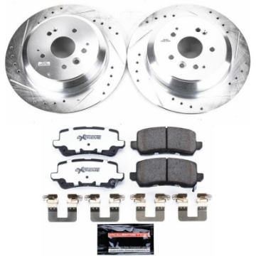 Picture of Power Stop 17-19 Acura MDX Rear Z26 Street Warrior Brake Kit
