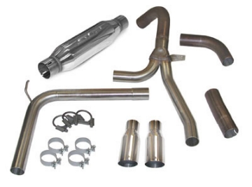Picture of SLP 1998-2002 Chevrolet Camaro LS1 LoudMouth Cat-Back Exhaust System w- 3-5in Slash Cut Tips