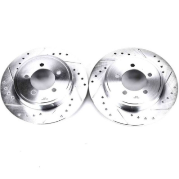 Picture of Power Stop 02-10 Ford Explorer Rear Evolution Drilled & Slotted Rotors - Pair