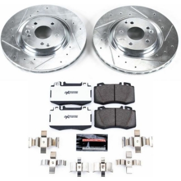 Picture of Power Stop 2004 Mercedes-Benz C230 Front Z26 Street Warrior Brake Kit