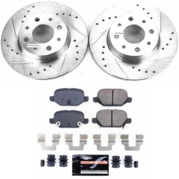 Picture of Power Stop 13-18 Fiat 500 Rear Z23 Evolution Sport Brake Kit