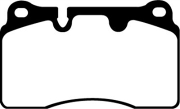 Picture of EBC 04-12 Aston Martin DB9 5-9 Redstuff Front Brake Pads