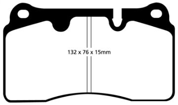 Picture of EBC 04-12 Aston Martin DB9 5-9 Yellowstuff Front Brake Pads