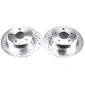 Picture of Power Stop 99-04 Jeep Grand Cherokee Rear Evolution Drilled & Slotted Rotors - Pair