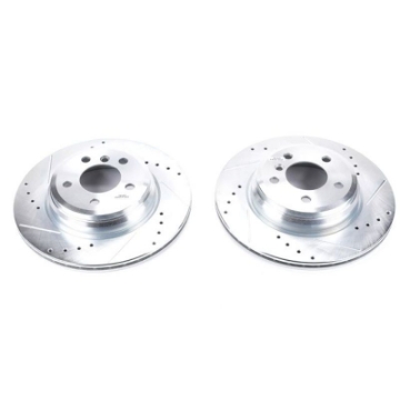 Picture of Power Stop 2016 BMW 328i Rear Evolution Drilled & Slotted Rotors - Pair