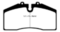 Picture of EBC 05+ Ford Saleen Mustang Brembo front calipers Yellowstuff Front Brake Pads