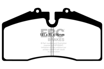 Picture of EBC 05+ Ford Saleen Mustang Brembo front calipers Yellowstuff Front Brake Pads