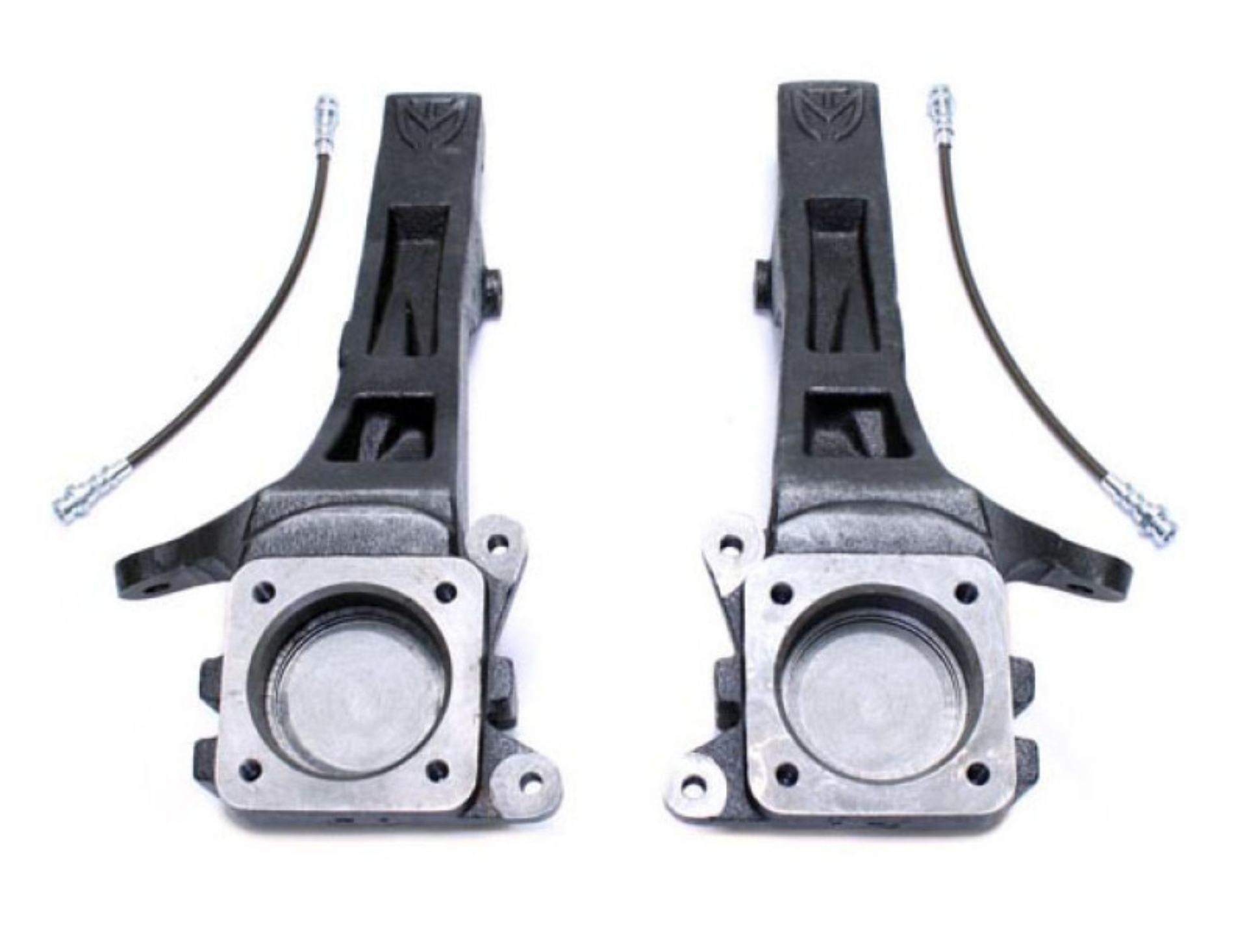 Picture of MaxTrac 05-18 Toyota Tacoma 2WD 6 Lug 4in Front Lift Spindles w-Extended DOT Compliant Brake Lines