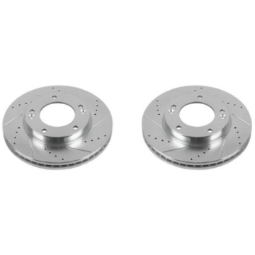 Picture of Power Stop 07-09 Kia Sorento Front Evolution Drilled & Slotted Rotors - Pair