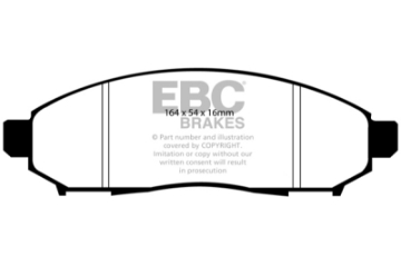 Picture of EBC 05+ Nissan Frontier 2-5 2WD Ultimax2 Front Brake Pads