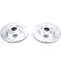 Picture of Power Stop 15-18 Subaru Legacy Front Evolution Drilled & Slotted Rotors - Pair