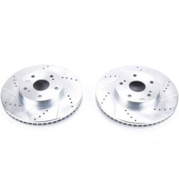 Picture of Power Stop 15-18 Subaru Legacy Front Evolution Drilled & Slotted Rotors - Pair