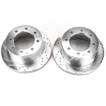 Picture of Power Stop 03-08 Chevrolet Express 3500 Rear Evolution Drilled & Slotted Rotors - Pair
