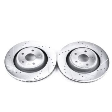 Picture of Power Stop 06-10 Jeep Grand Cherokee Front Evolution Drilled & Slotted Rotors - Pair