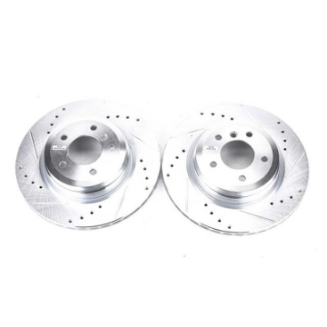 Picture of Power Stop 2006 BMW 330i Rear Evolution Drilled & Slotted Rotors - Pair