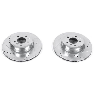 Picture of Power Stop 07-18 BMW X5 Rear Evolution Drilled & Slotted Rotors - Pair