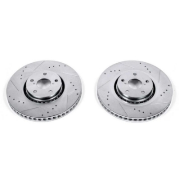 Picture of Power Stop 07-11 Lexus GS350 Front Evolution Drilled & Slotted Rotors - Pair